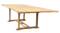 Preview: Ausziehtisch aus Teakholz 150 / 210 x 110cm Höhe 75 cm Sonderpreis statt € 879,00 nur € 599,00