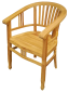 Preview: Gartensessel aus Teakholz  "Betawi" 60 x 60 cm Höhe 84 cm
