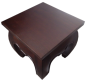 Preview: Opiumtisch Teak colonial 60x60 cm Höhe 41 cm