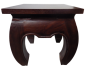 Preview: Opiumtisch Teak colonial 60x60 cm Höhe 41 cm