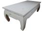 Preview: Opiumtisch Teak white wash 60x120 cm Höhe 41 cm