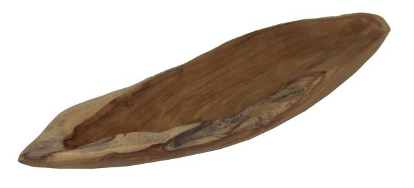Schale "Dulang Boot" aus Teakholz 52 x 16 x Höhe 7 cm
