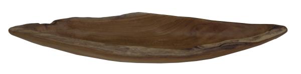Schale "Dulang Boot" aus Teakholz 52 x 16 x Höhe 7 cm