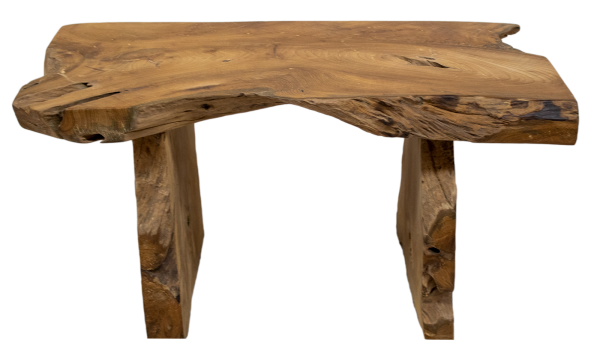 Tisch aus Teakwurzel "rustikal" 100 x 50 Höhe 50 cm
