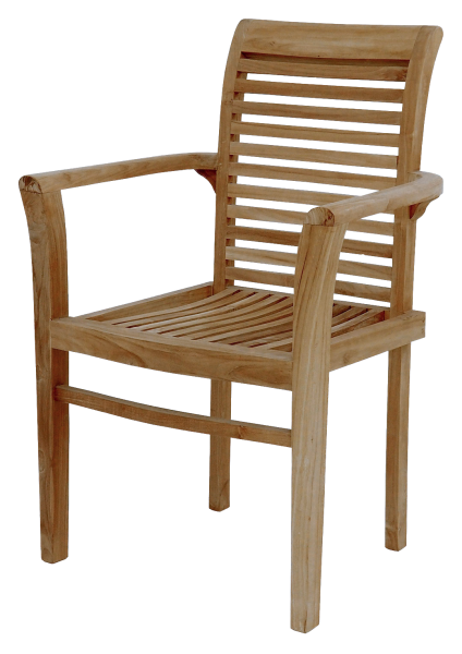 Preview: Teak 3 Sitzgruppe Rundtisch Durchmesser 150 cmx75 cm und 8 Stapelstühle 3032 Sonderangebot !!