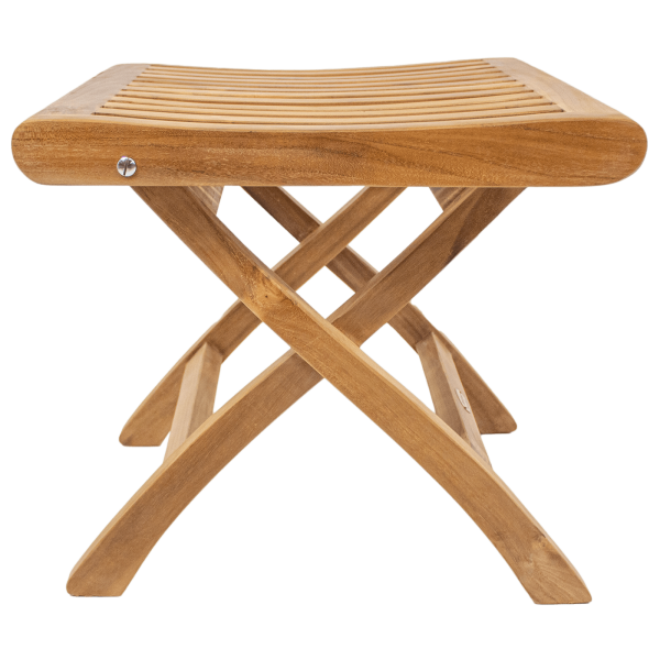 Fußhocker aus Teakholz  42 x 42 cm Höhe 45 cm