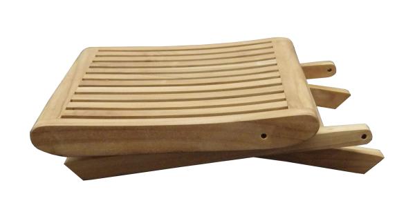 Fußhocker aus Teakholz  42 x 42 cm Höhe 45 cm