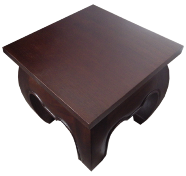 Opiumtisch Teak colonial 60x60 cm Höhe 41 cm