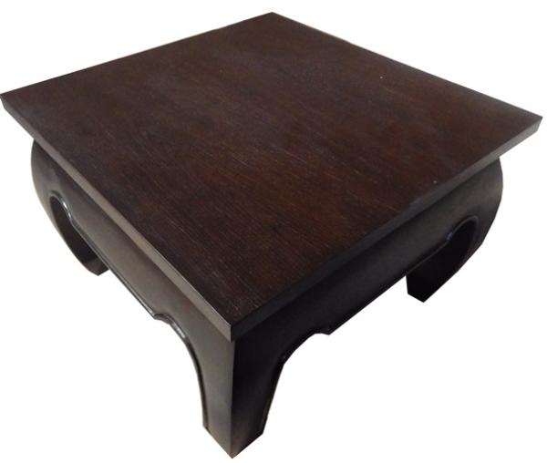 Opiumtisch Teak colonial 60x60 cm Höhe 41 cm